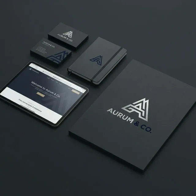 Premium Brand Identity Logo and Business Card Mockup
